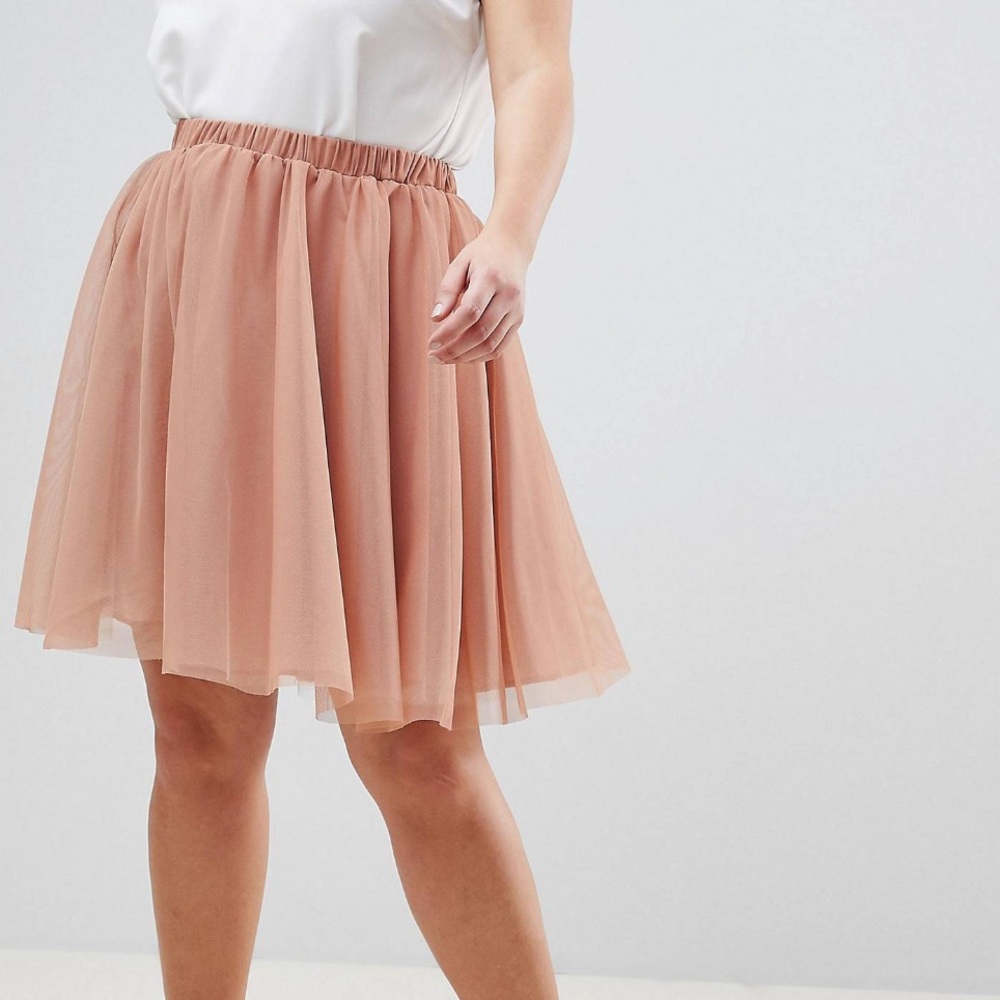 John Zack Plus Tulle Midi Skirt